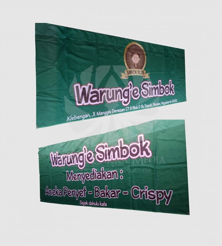 Jasa Cetak dan Pasang Spanduk, Umbul-Umbul, Rontek Murah Jogja