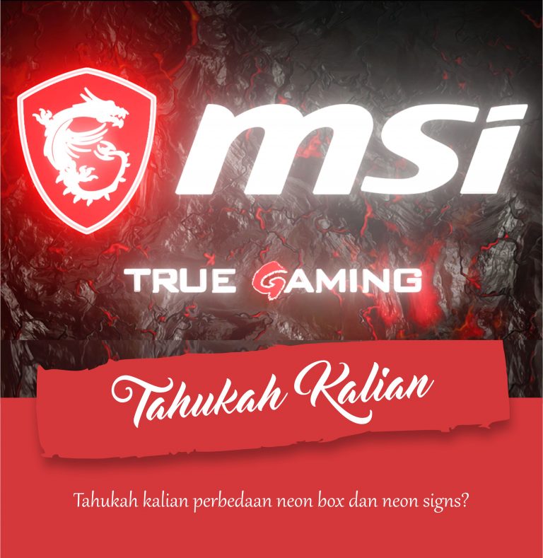 Perbedaan Neon Box dan Neon Sign