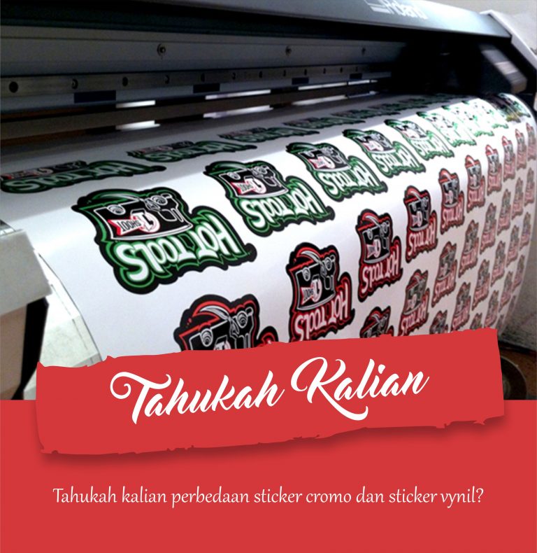 Perbedaan Stiker Cromo dan Stiker Vinyl