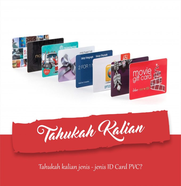 Jenis – Jenis ID Card PVC