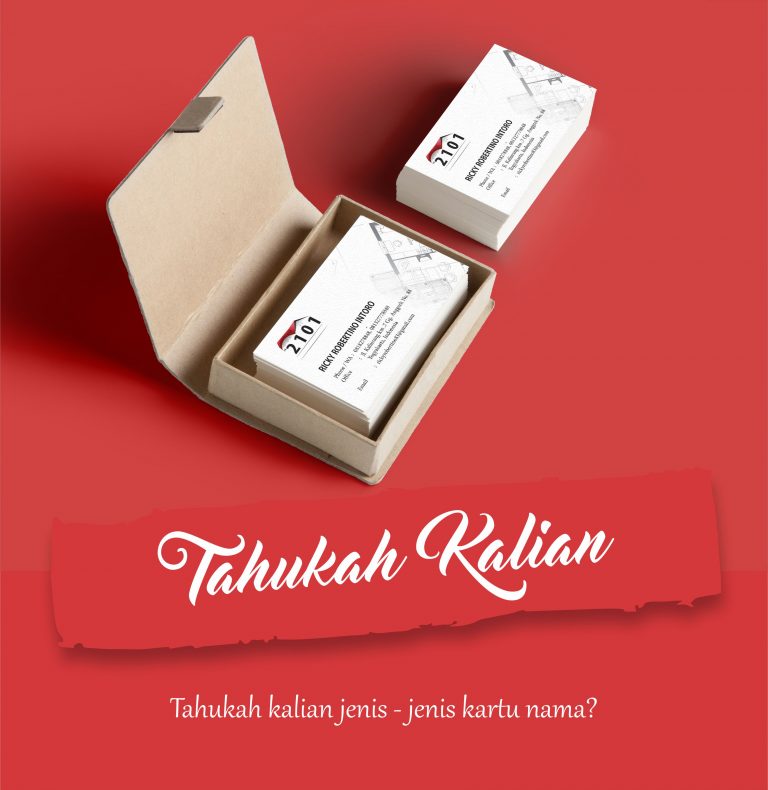 Jenis – Jenis Kartu Nama