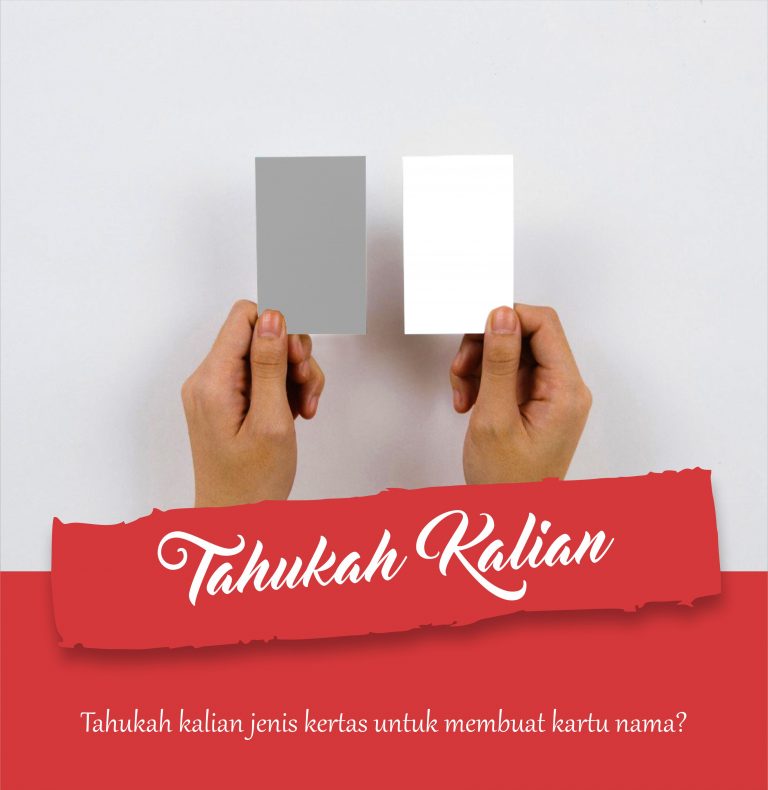 Jenis Kertas Untuk Membuat Kartu Nama