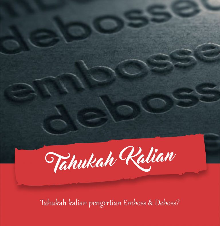 Pengertian Emboss & Deboss