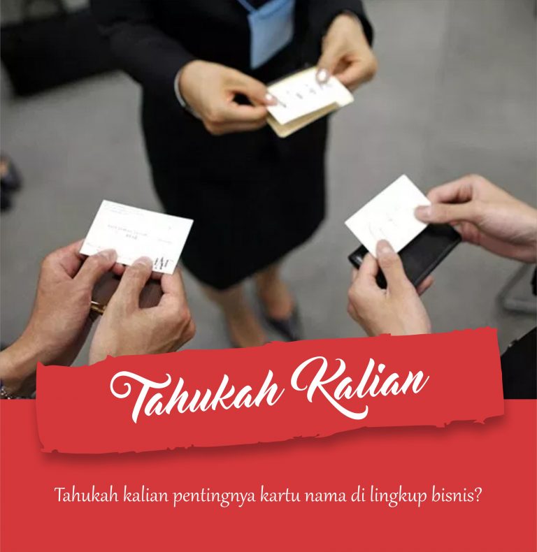 Pentingnya Kartu Nama di Lingkup Bisnis