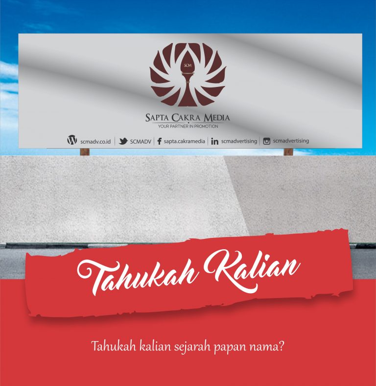 Sejarah Papan Nama