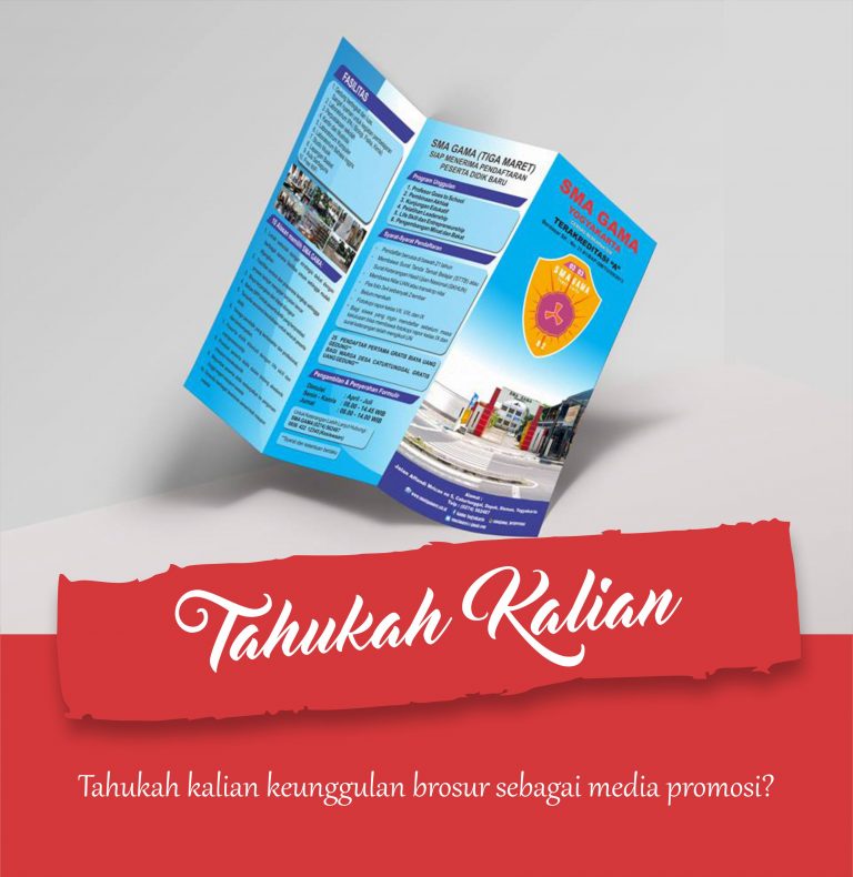 Tahukah Kalian Keunggulan Brosur Sebagai Media Promosi?
