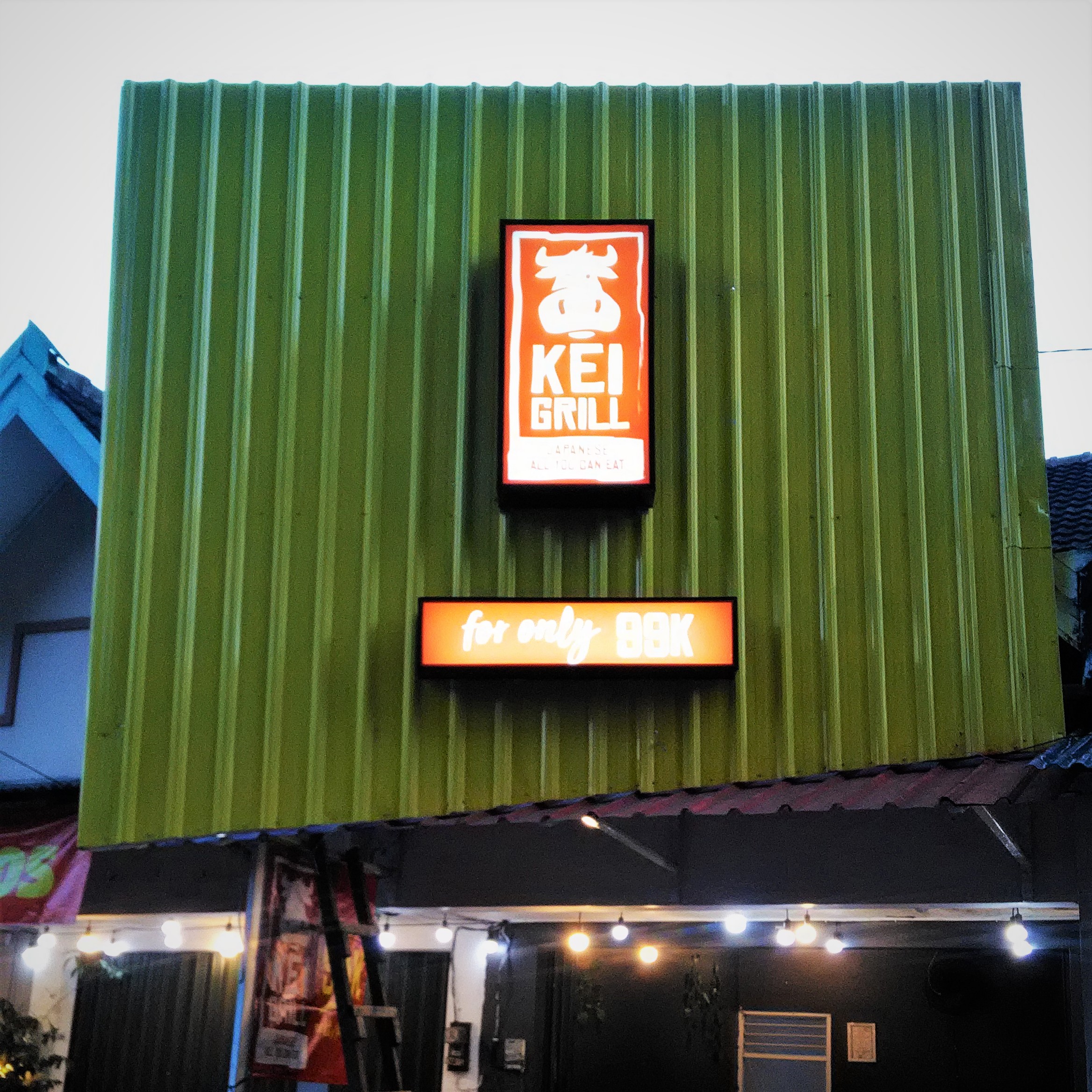 Neon Box Kei Grill Yogyakarta