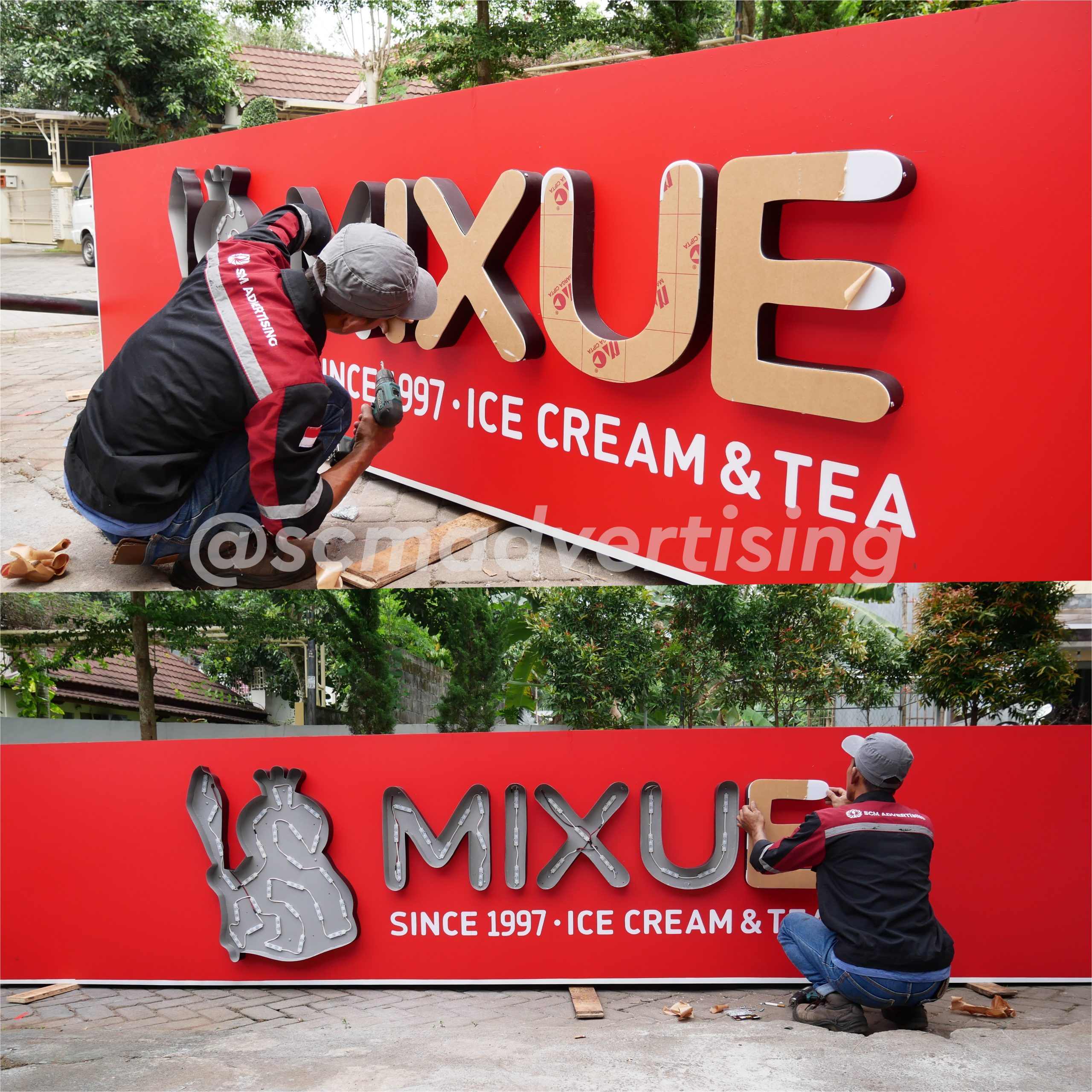 Neon Box Akrilik Mixue SCM ADVERTISING JOGJA