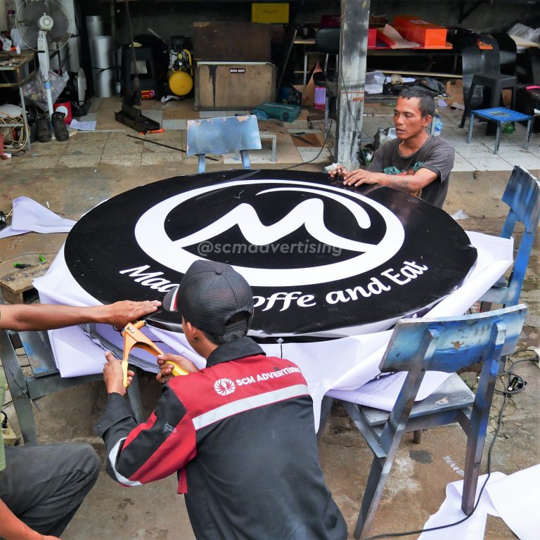 Jual Neon Box Bulat Termurah & Terbaik di Jogja