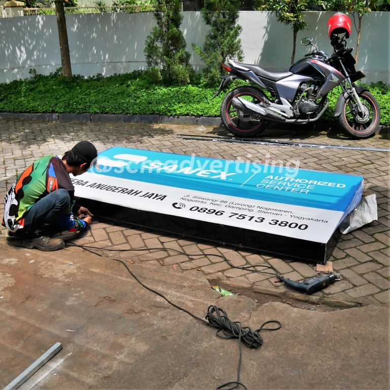Service Papan Nama dan Ganti Visual Murah Jogja