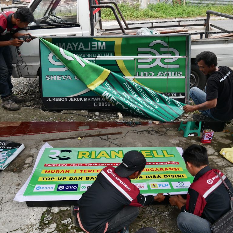 Recovery Visual Neon Box Murah Jogja