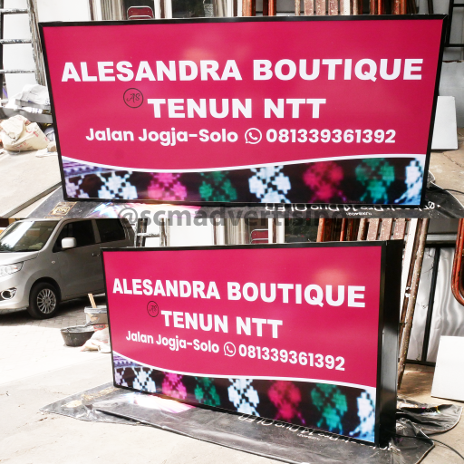 Neonbox Jogja Visual Double Set Murah