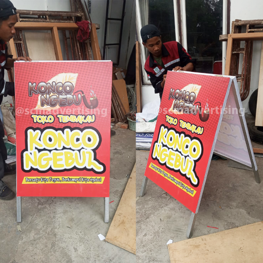 Papan Nama Segitiga Murah Jogja