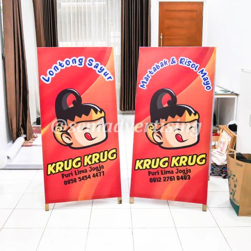 Papan Nama Segitiga Jogja Murah