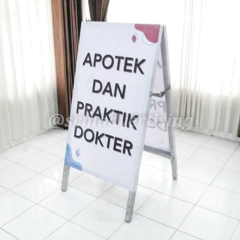 Papan Nama Segitiga Hollow Gypsum Jogja Murah