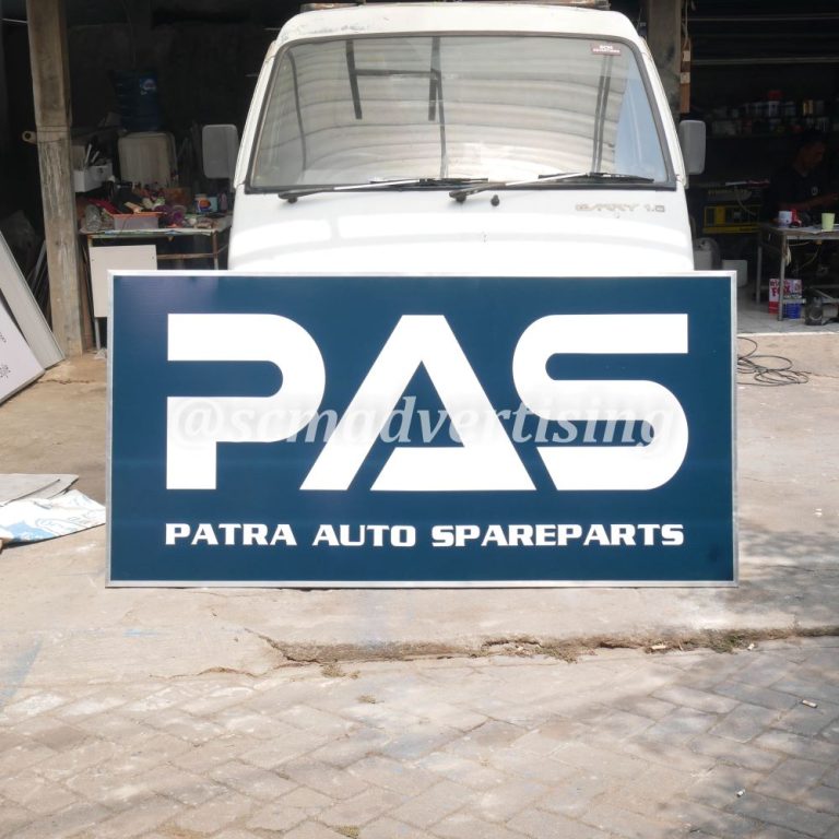 Papan Nama Murah Jogja Patra Auto Spareparts