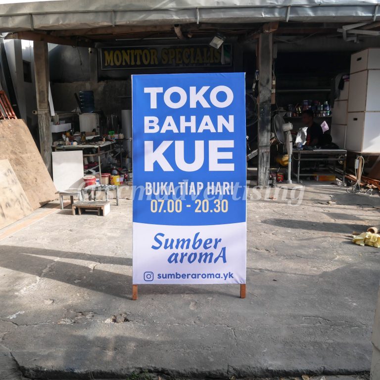 Papan Nama Segitiga Jogja Bahan Kayu Sumber Aroma Jogja