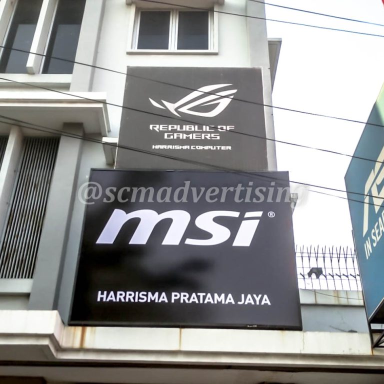 Revisual Neonbox Jogja MSI Harrisma Pratama Jaya Semarang