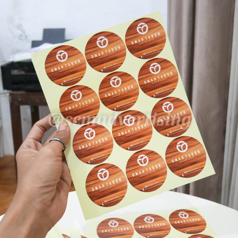 Sticker Label Jogja Custom