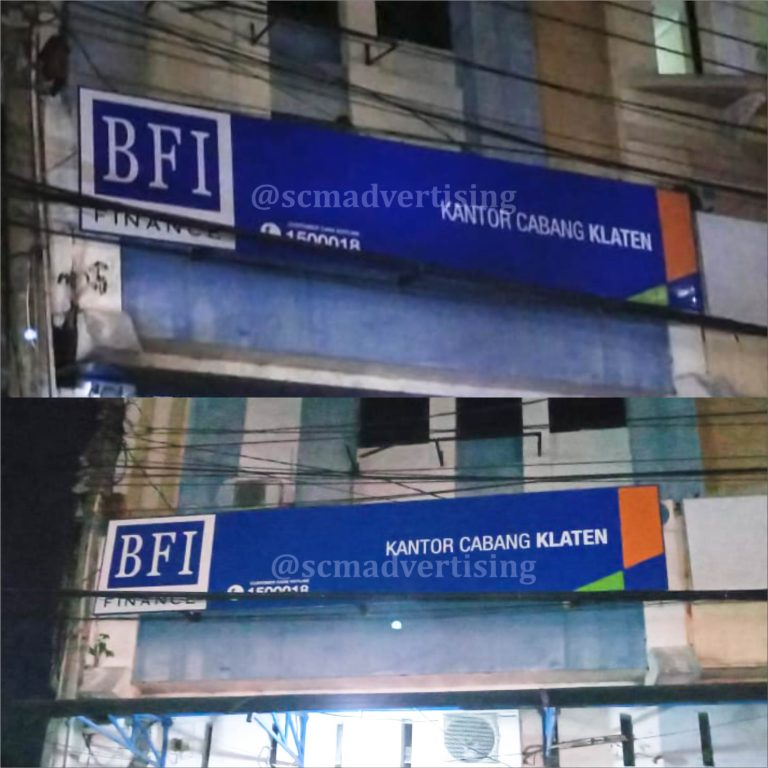 Papan Nama Jogja BFI Finance Klaten