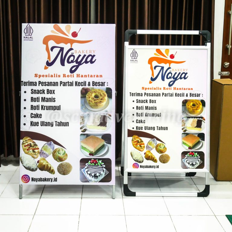 Papan Segitiga Jogja Murah Noya Bakery