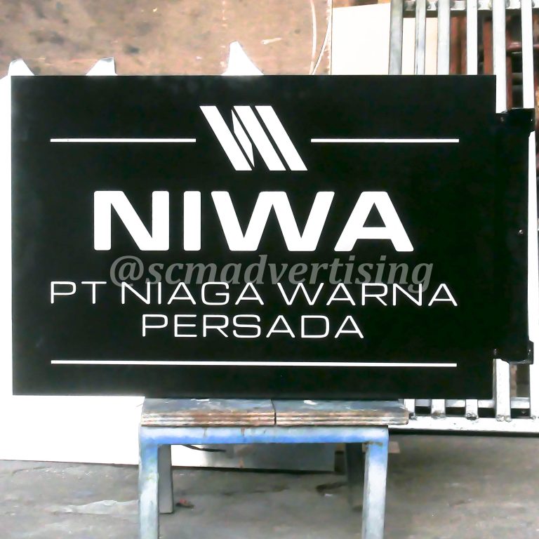 Custom Sign Galvanis Jogja NIWA