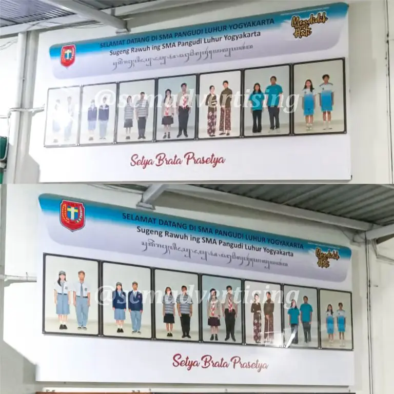 Papan Akrilik Jogja SMA Pangudi Luhur 2
