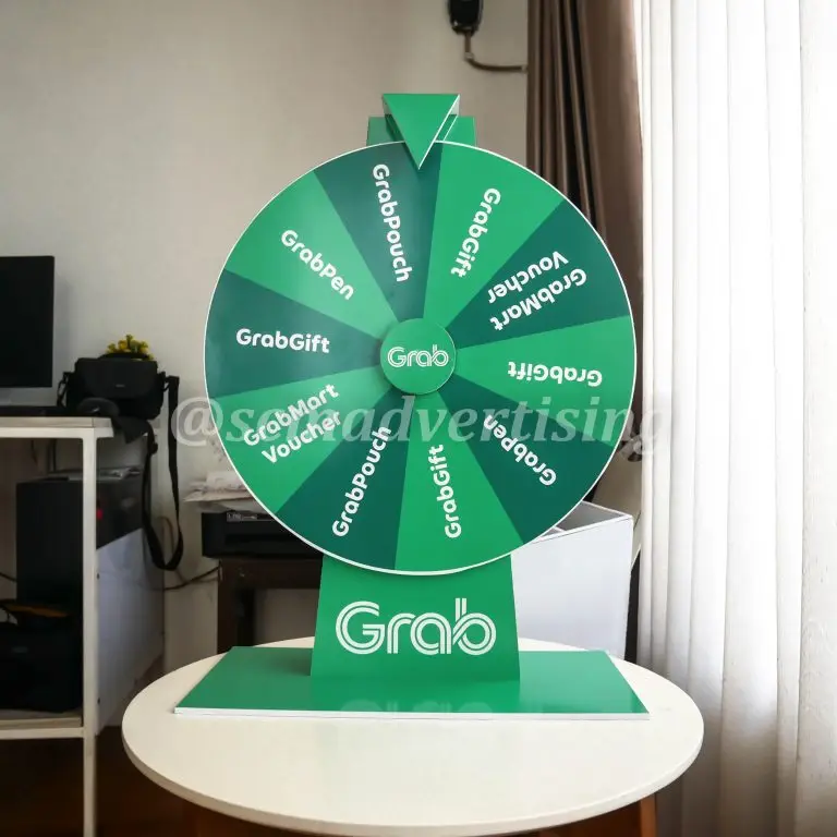 Spin Wheel Desk PVC Knockdown Jogja Grab