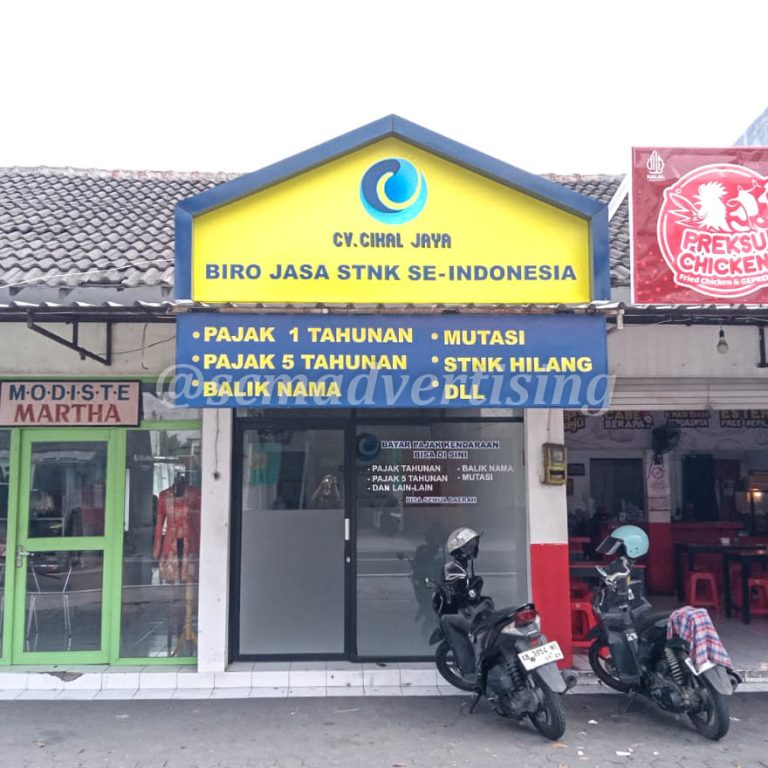 Papan Nama ACP Sticker Printing UV Jogja PT Cikal Jaya