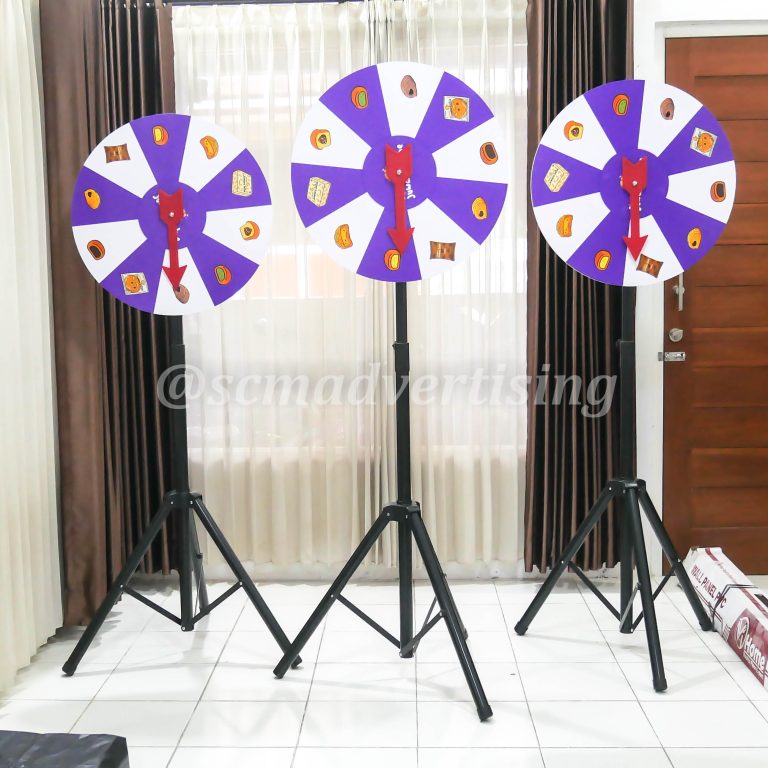Spin Wheel Tripod Jogja Bakpia Juwara Satoe