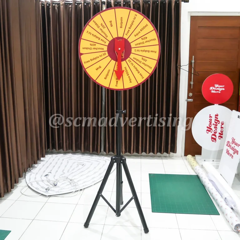 Spin Wheel Tripod Fullset Jogja Bakpia Citra