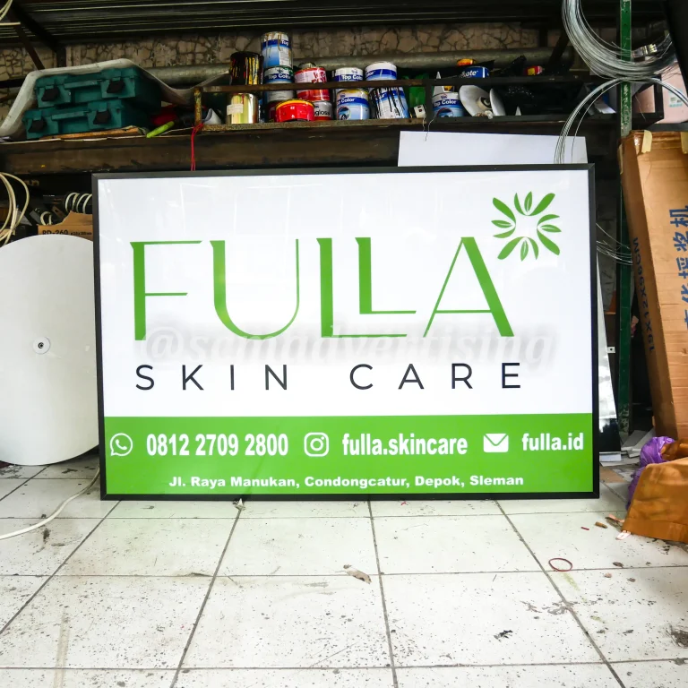 Neonbox Akrilik Sticker Cutting Jogja